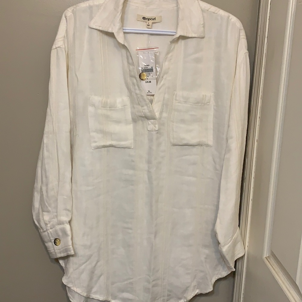 NWT Rip Curl beach shirt